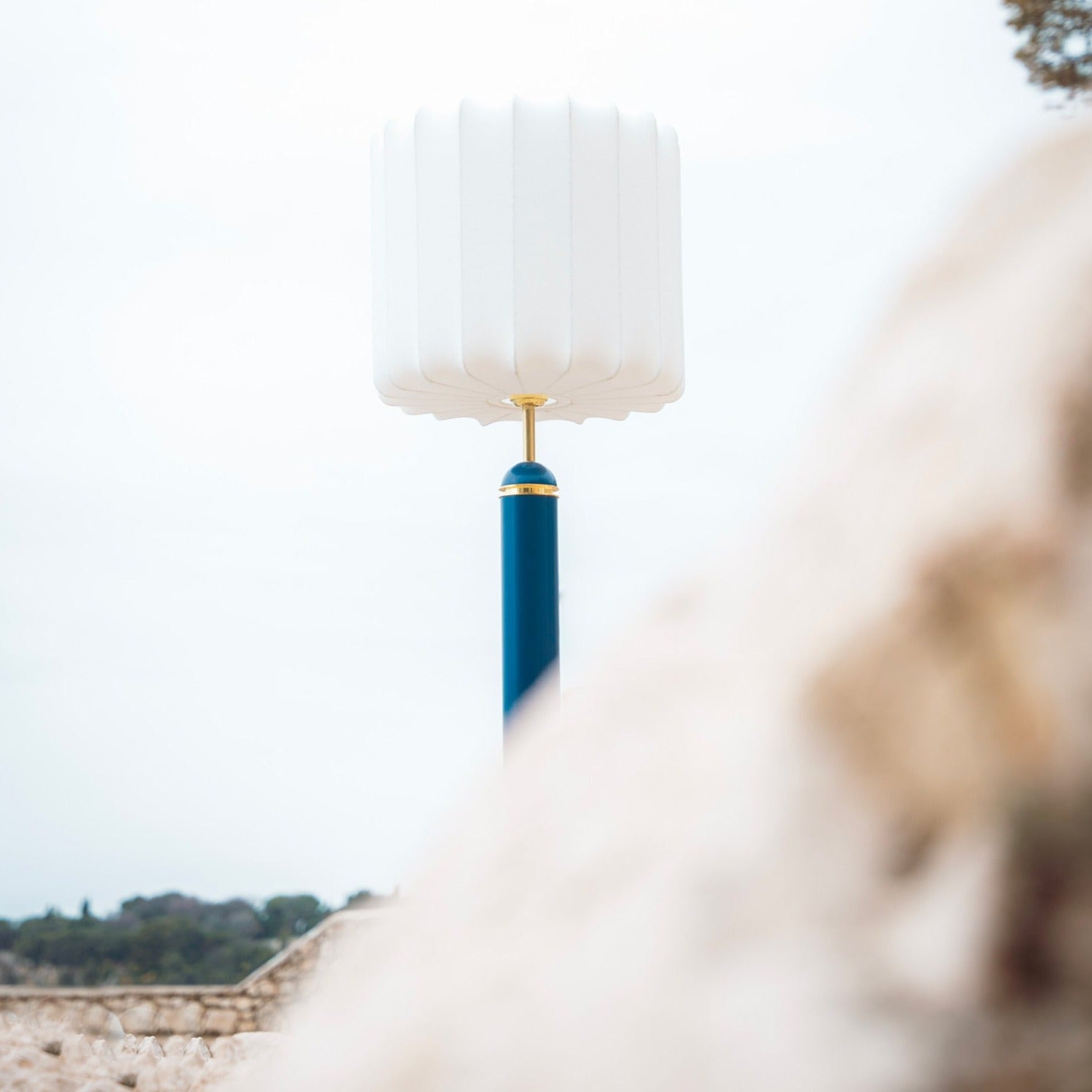 The Marshmallow Floor Lamp - Midnight Blue