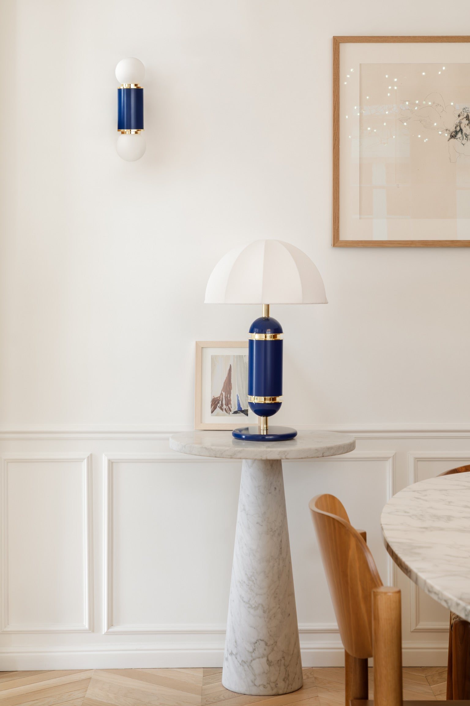 The Rosalie table lamp - Blue