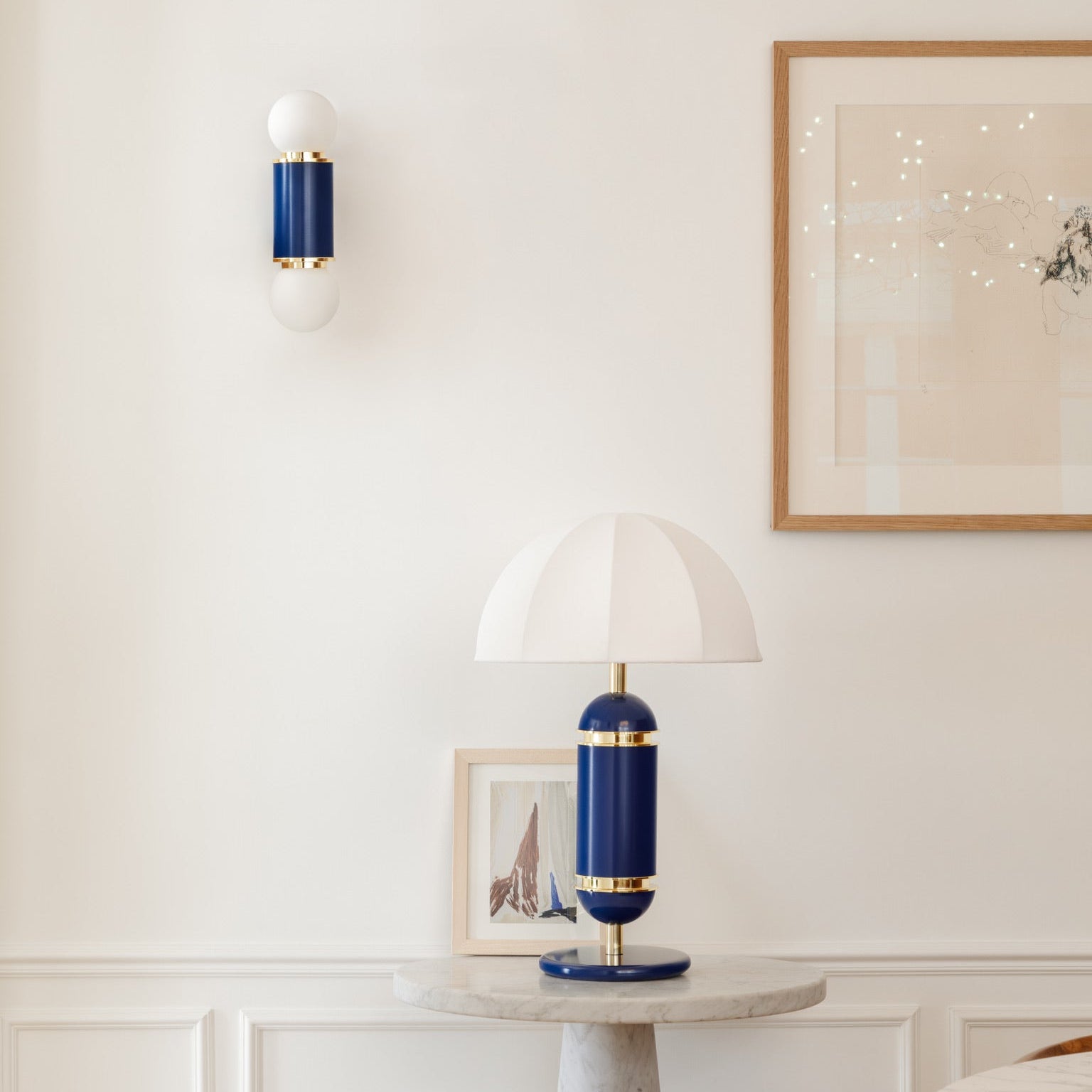 The Hélène wall light - Blue