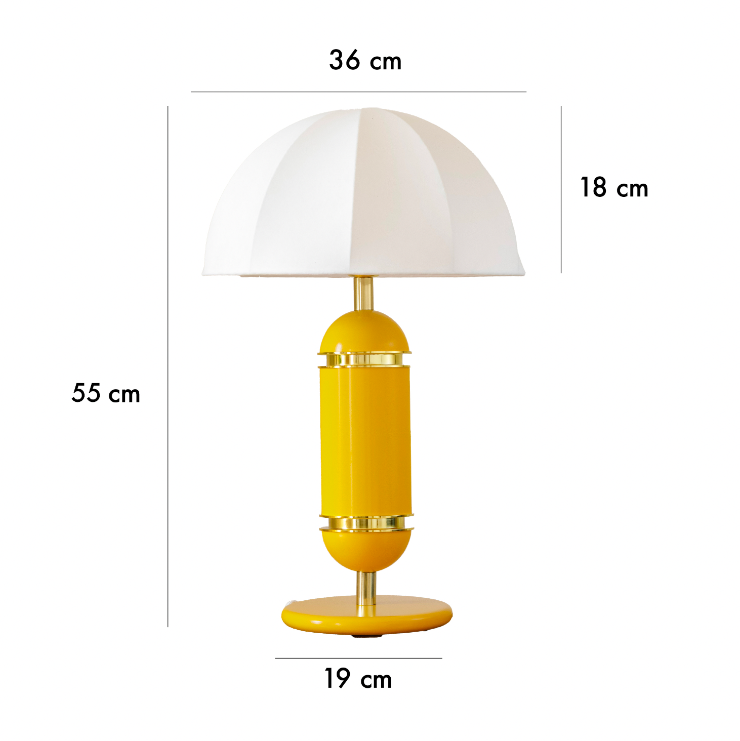 La lampe à poser Rosalie - Ambre