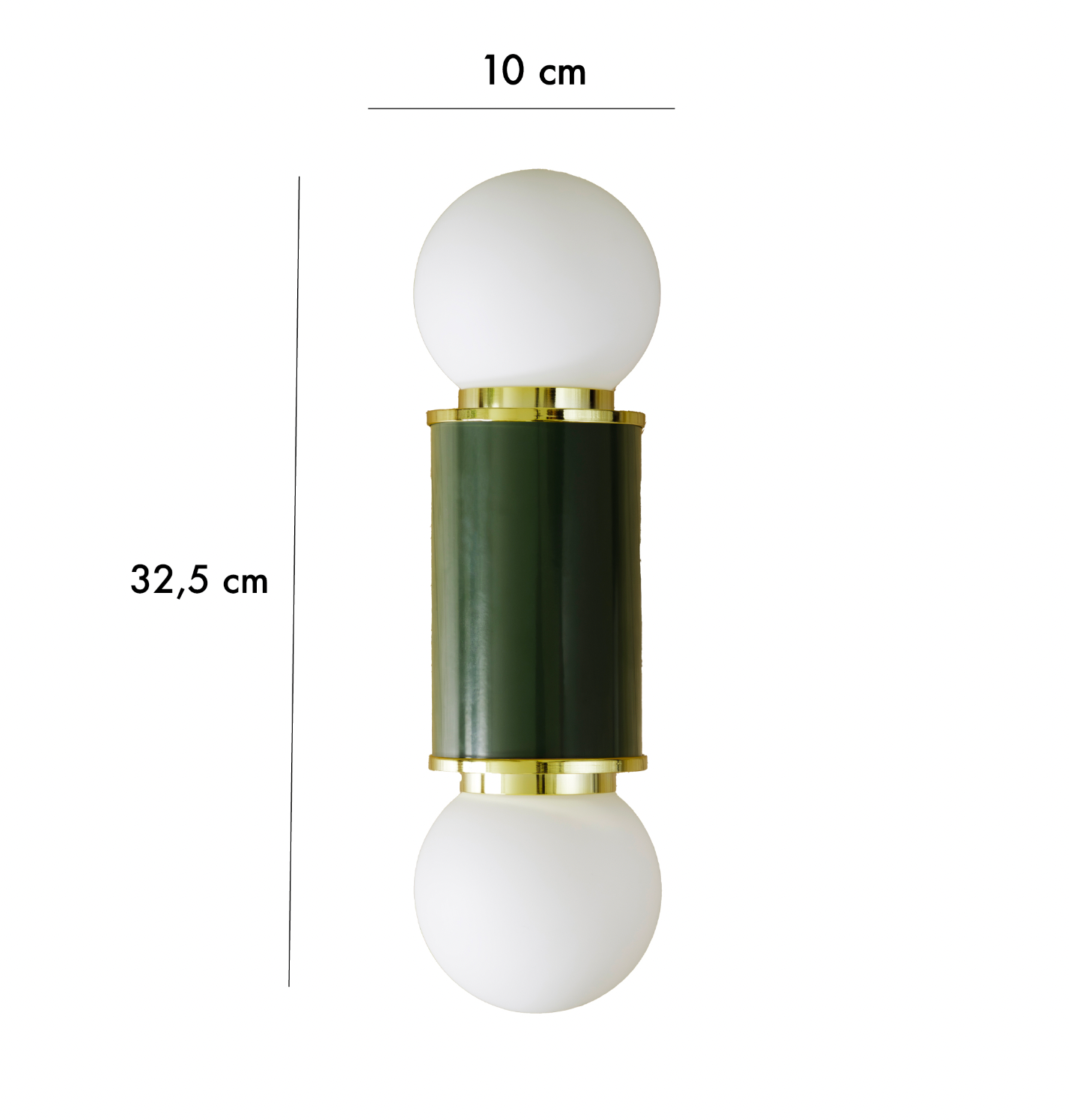 The Hélène wall light - Green