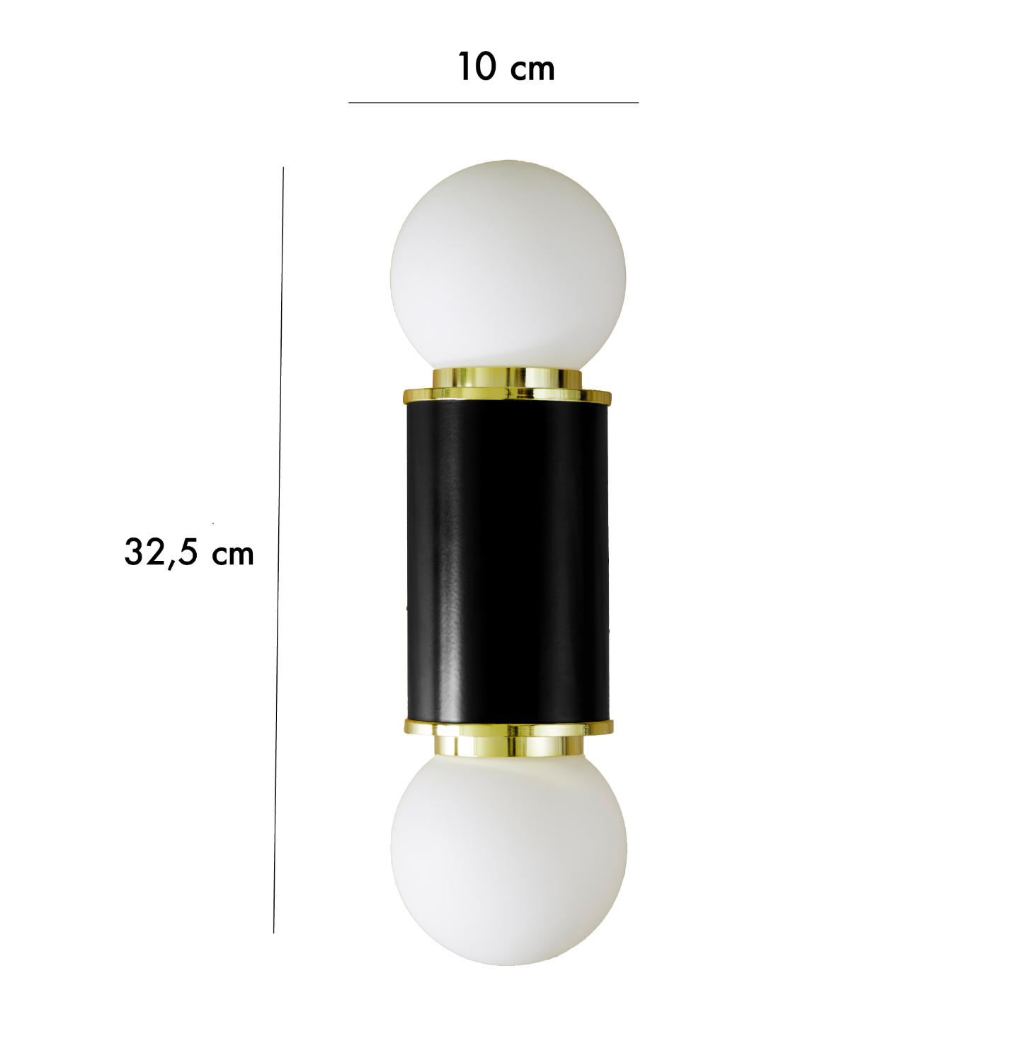 The Hélène wall light - Black