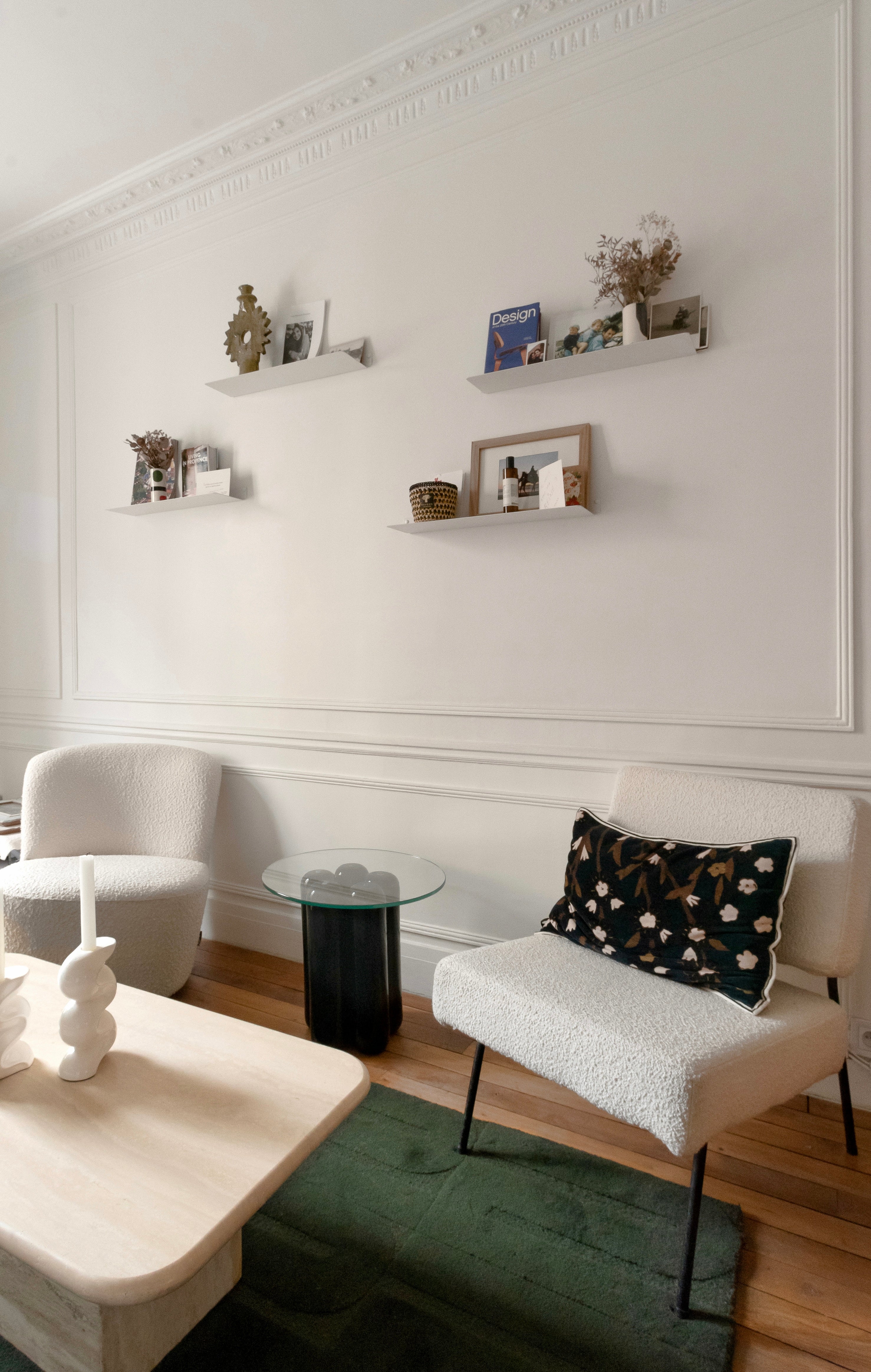 The Charlotte ceramic side table - Black