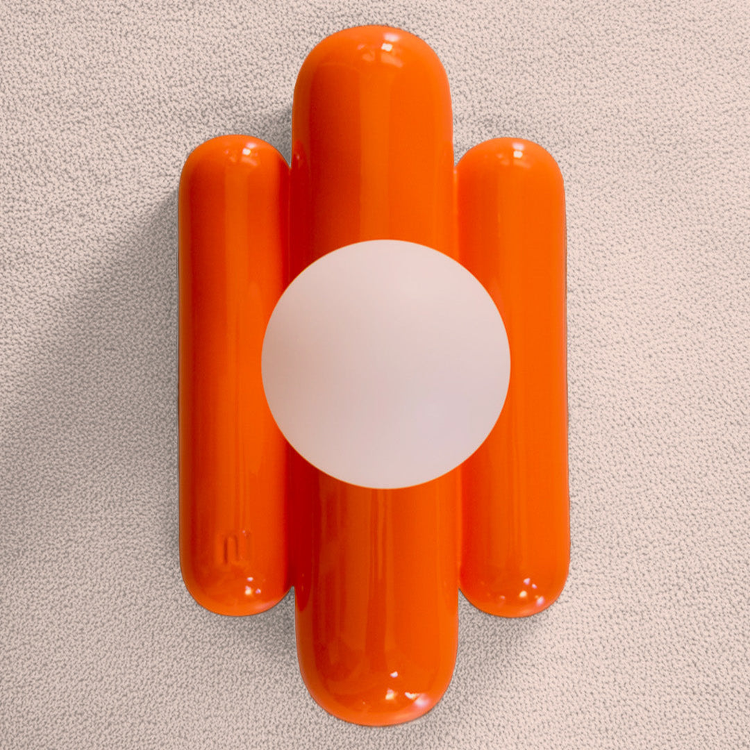 The Madeleine wall light - Pop orange