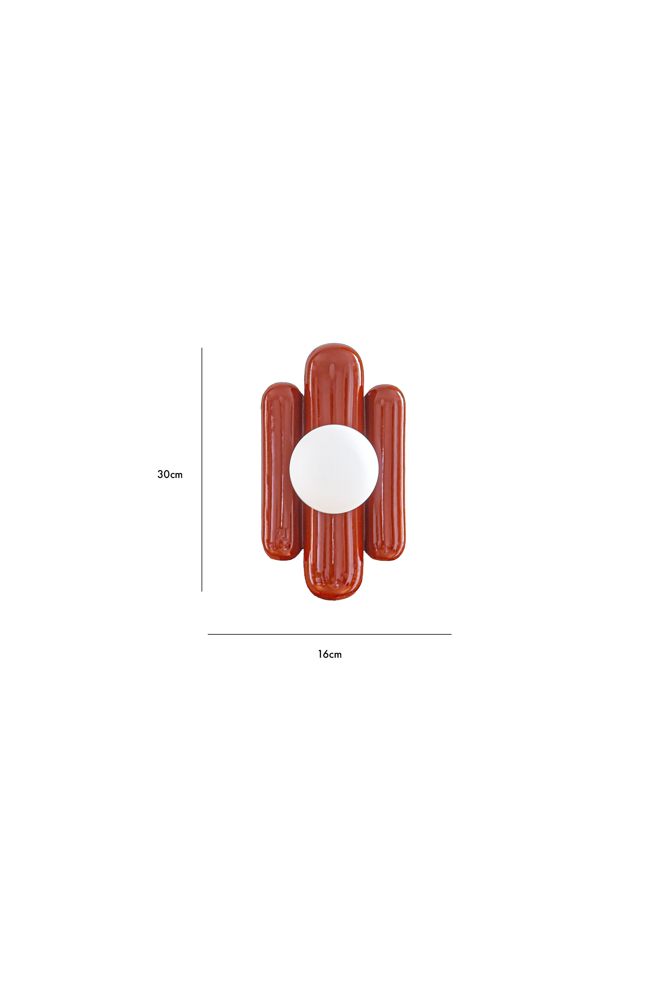 The Madeleine wall light - Terracotta