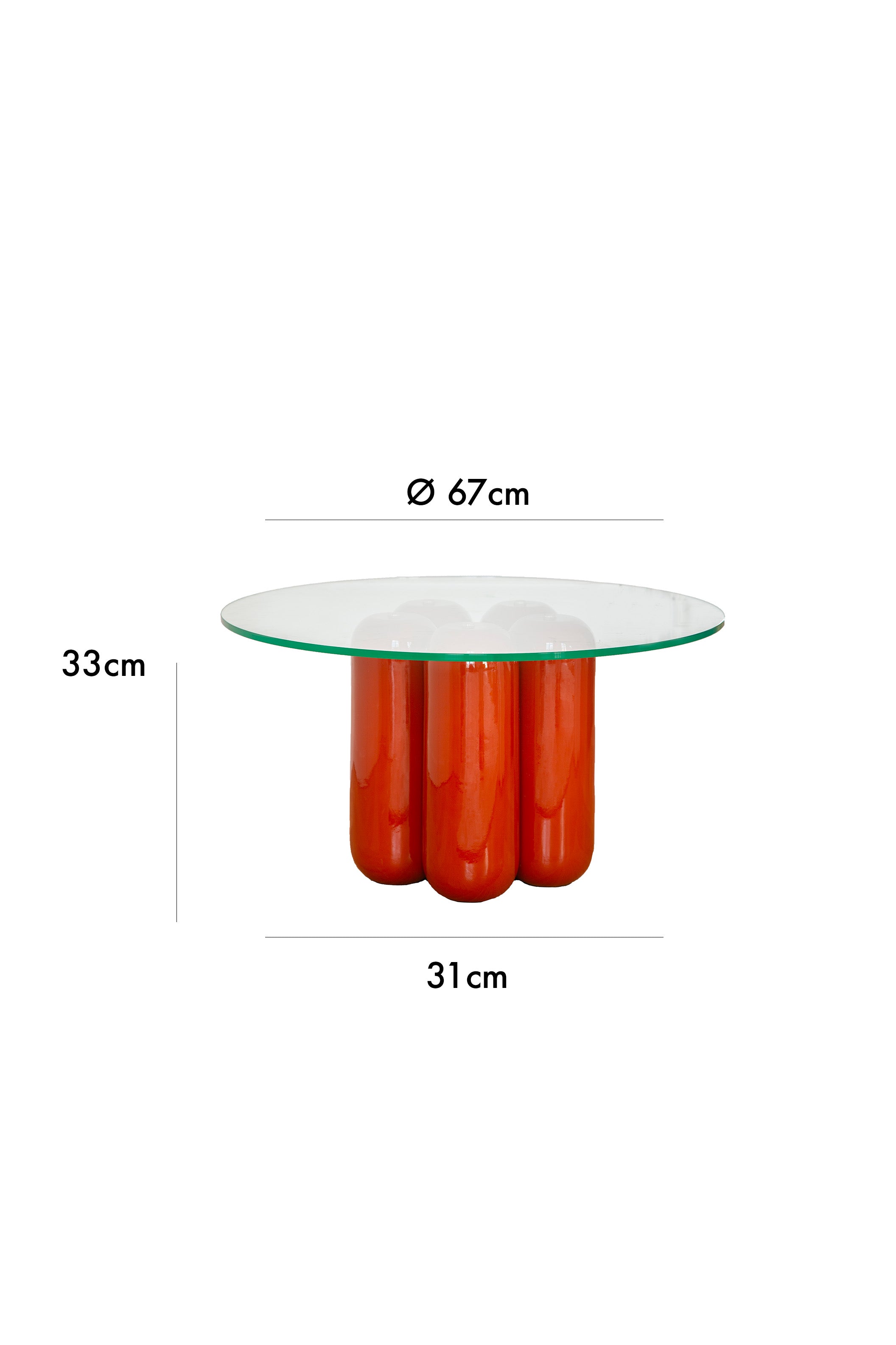 Charlotte coffee table - Terracotta
