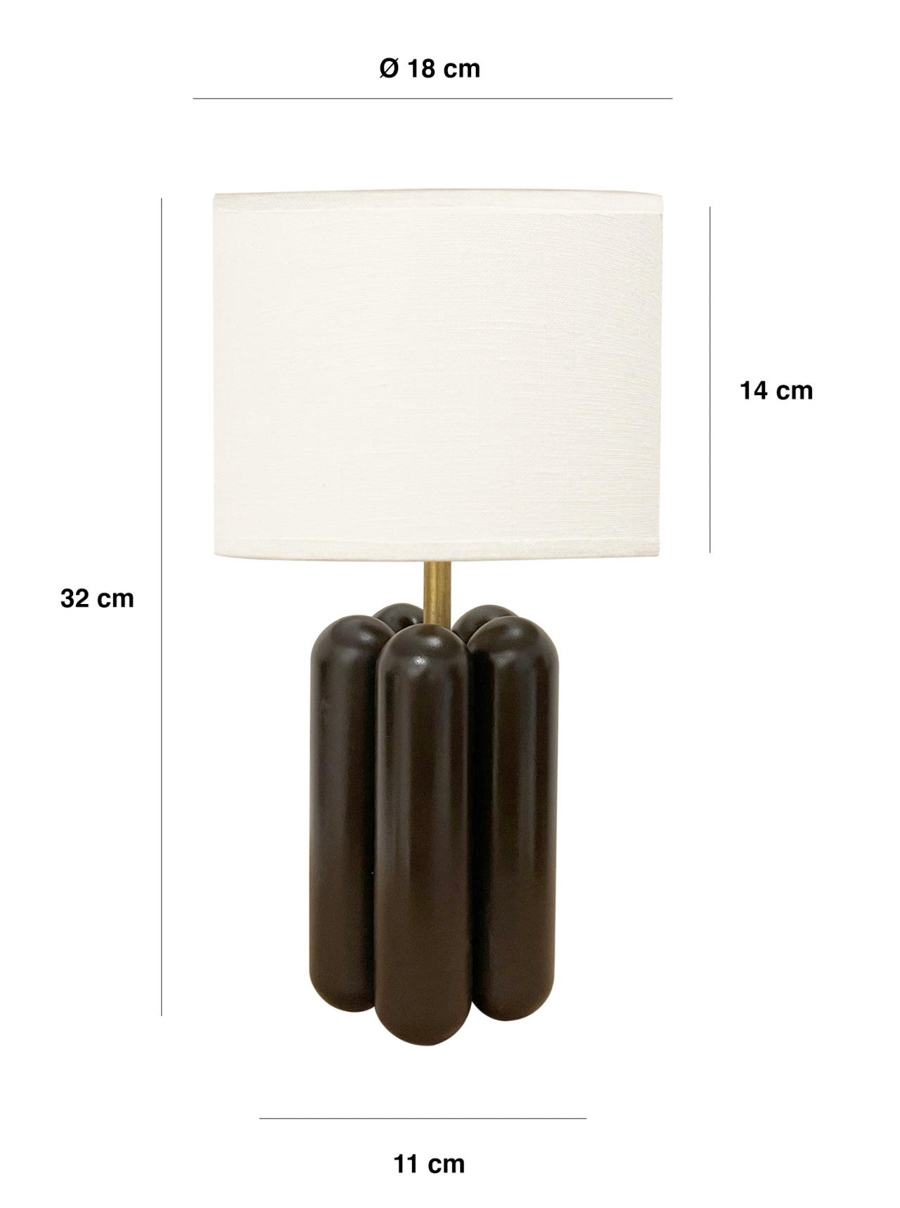 The Little Charlotte Lamp - Black