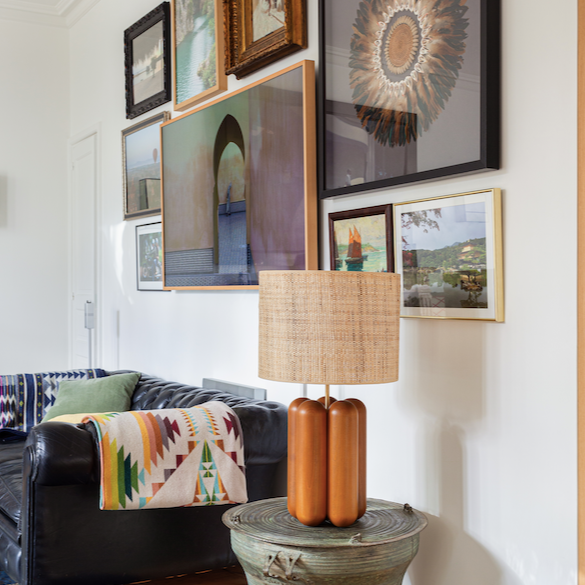 The large Charlotte Lamp - Wood