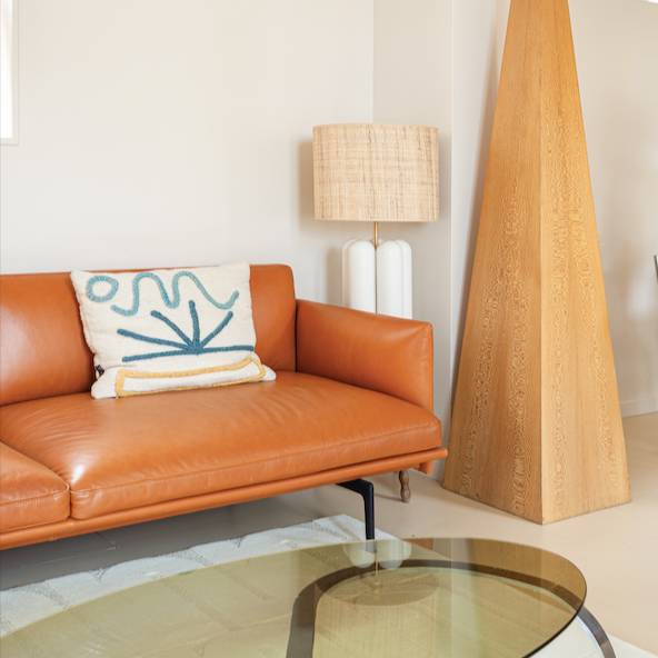 The large Charlotte Lamp - Cream White