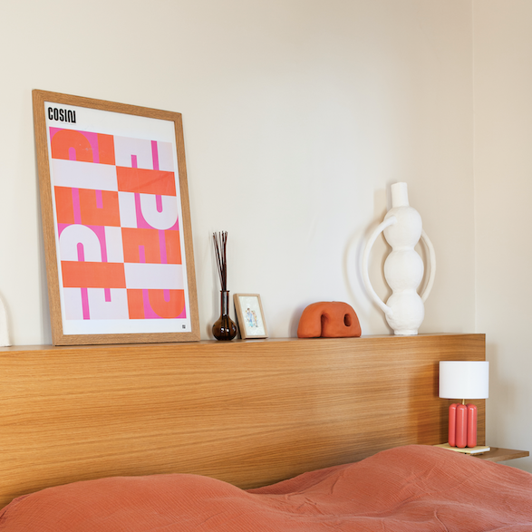 Affiche graphique - Orange Blush
