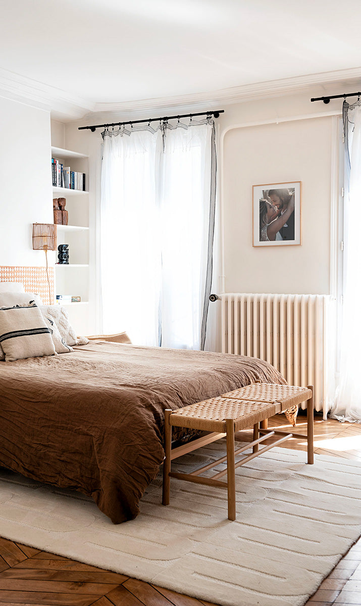 Le Tapis en laine Opéra - Blanc Crème