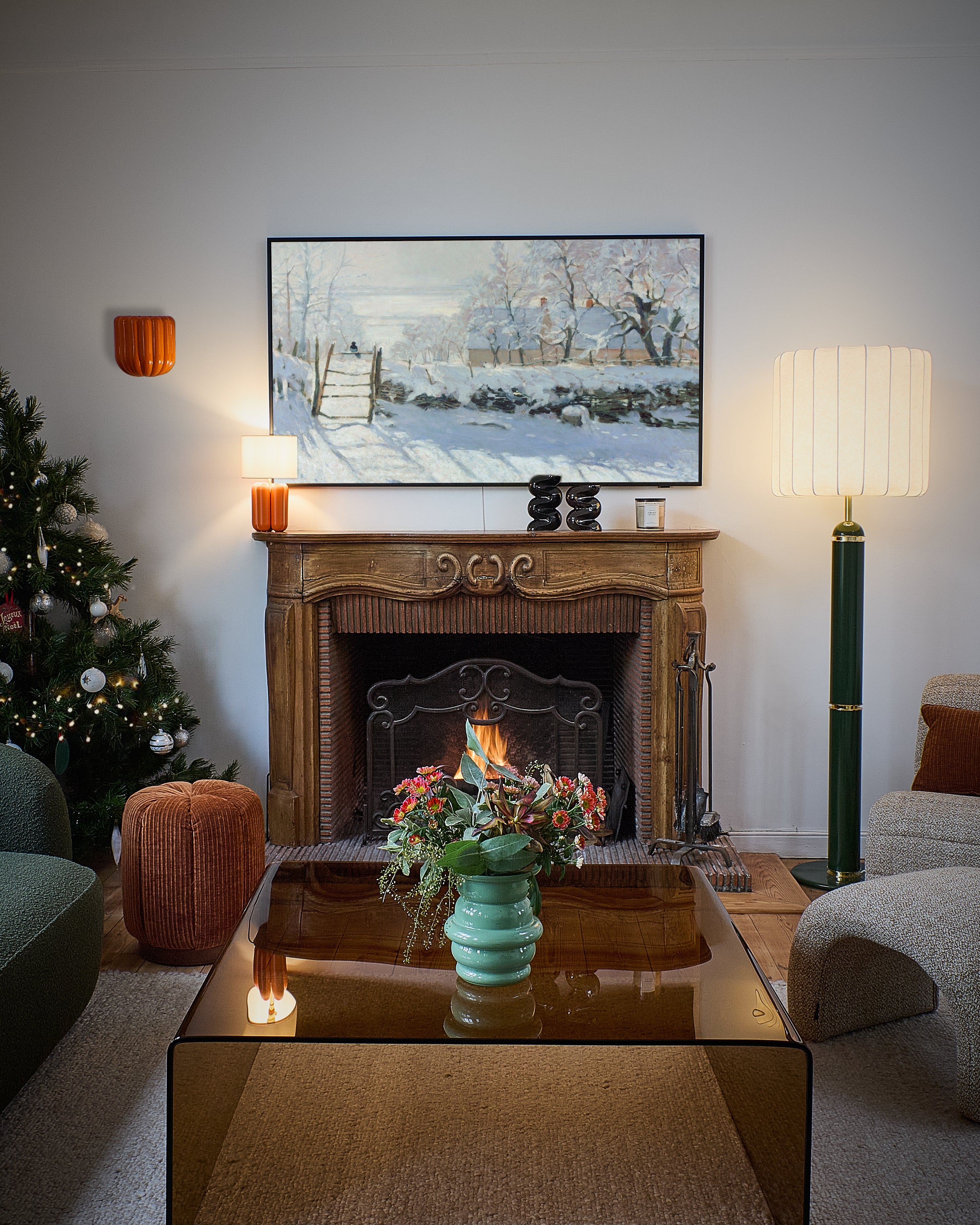 The Cannelle wall light - Pop Orange
