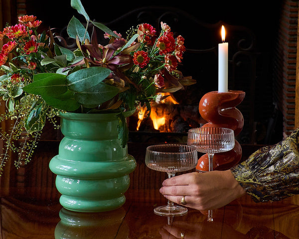 Vase en verre soufflé Le Petit Dôme