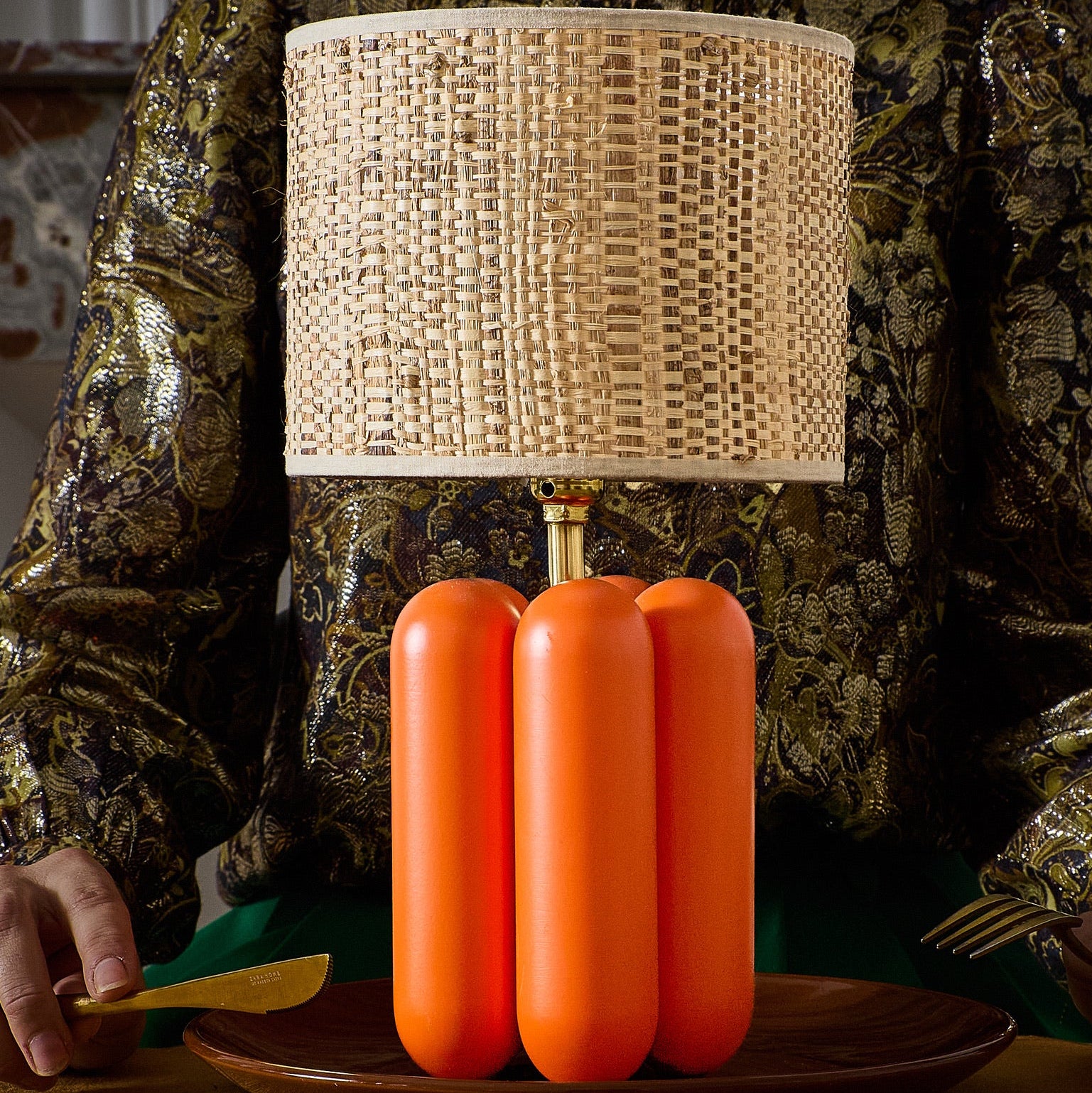 The Little Charlotte Lamp - Pop Orange