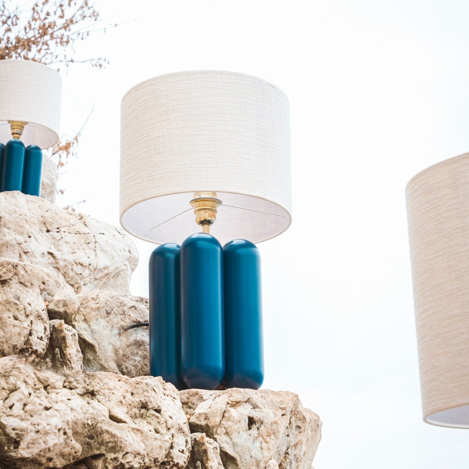 The Charlotte Lamp - Midnight Blue