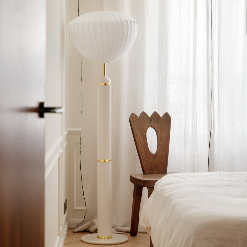 Le lampadaire Guimauve - Crème