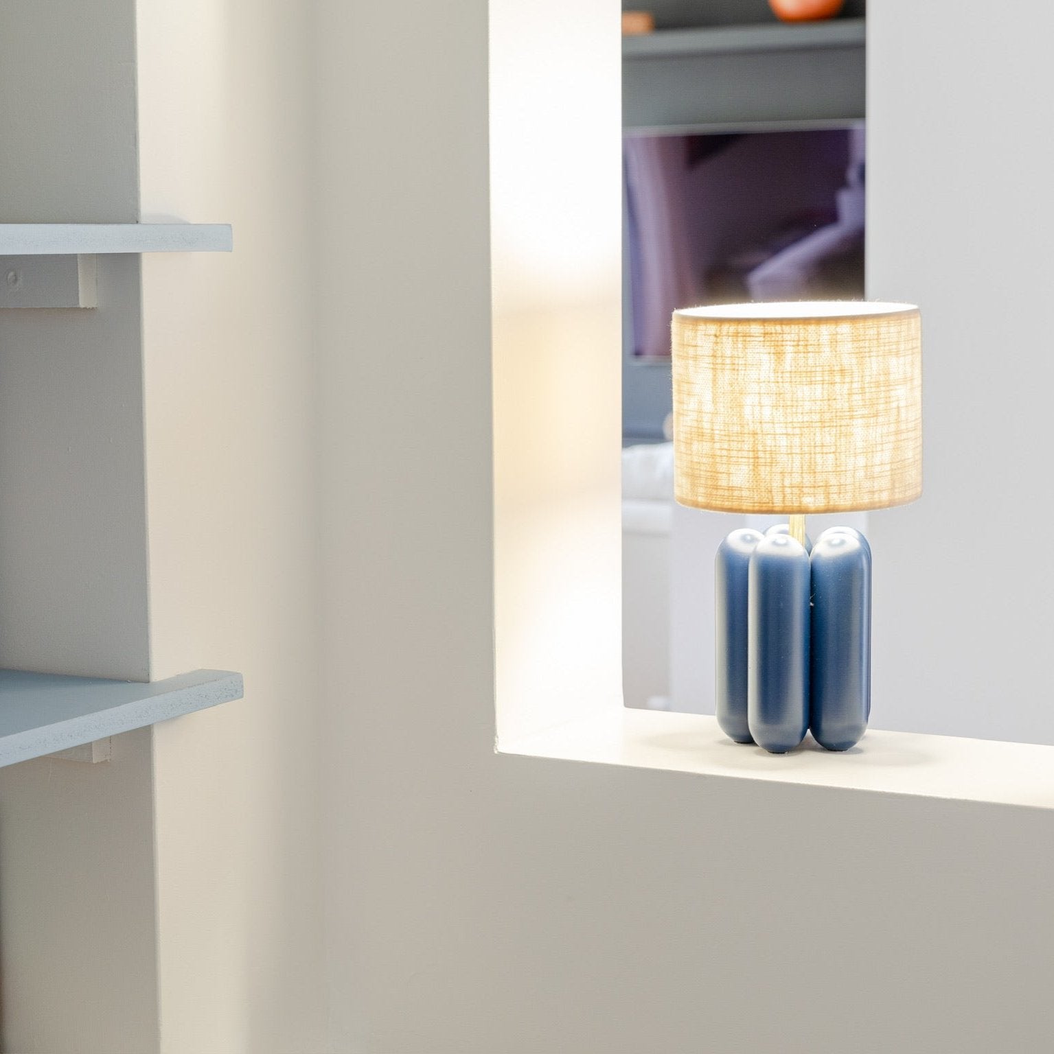 The Little Charlotte Lamp - Midnight Blue