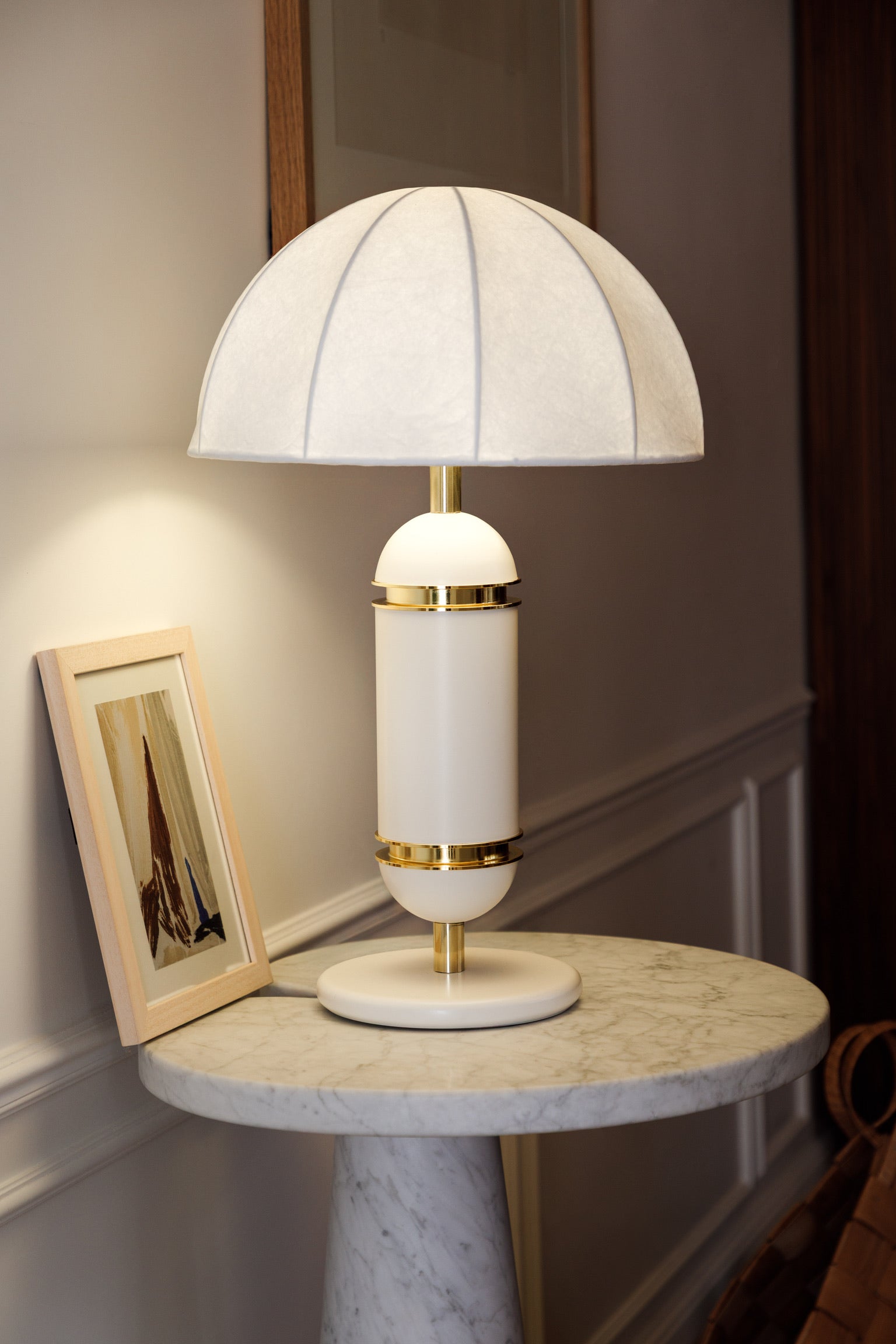The Rosalie table lamp - Cream