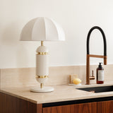 La lampe à poser Rosalie - Crème