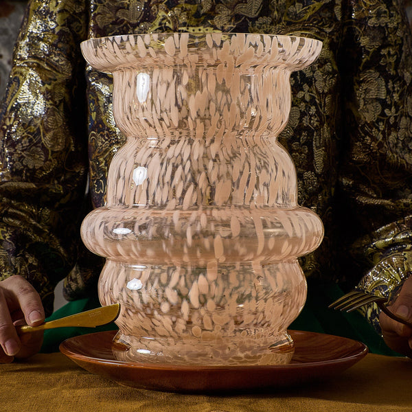 Vase en verre soufflé Le Dôme