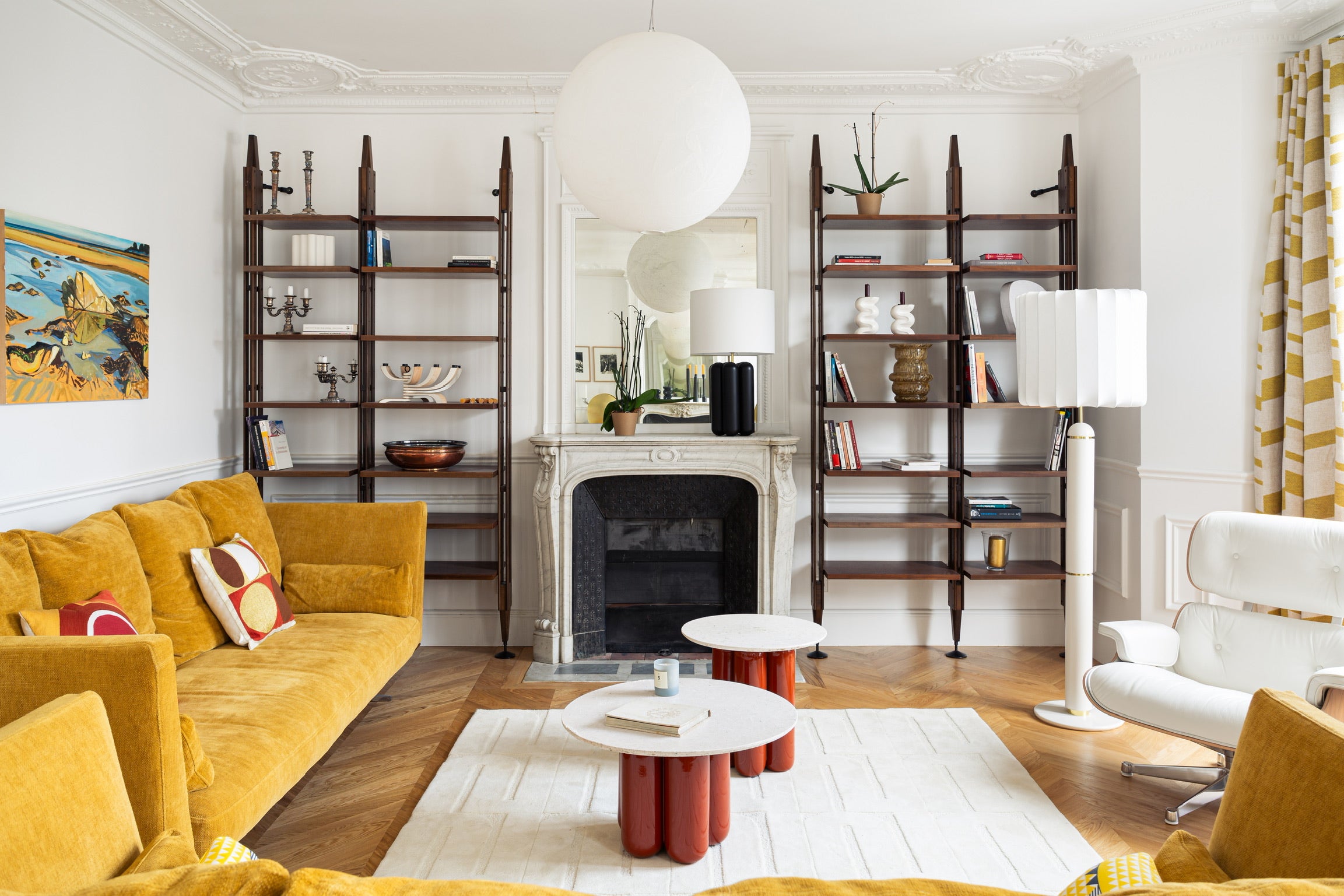 The Charlotte ceramic side table - Terracotta