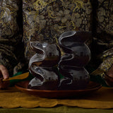 The Ganache candlestick duo - Black