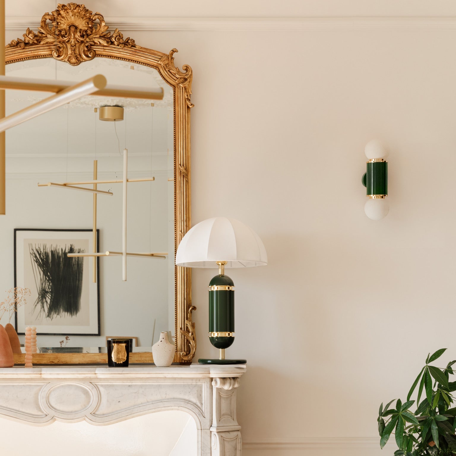 The Hélène wall light - Green
