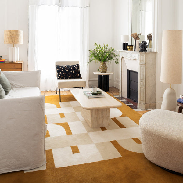 Le Tapis en laine Baba - Ambre