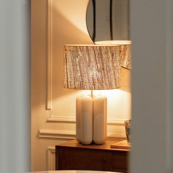 Raffia lampshade - Ø40cm