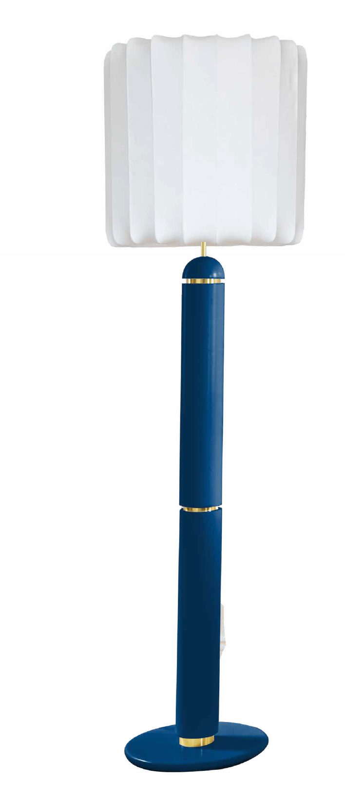 The Marshmallow Floor Lamp - Midnight Blue
