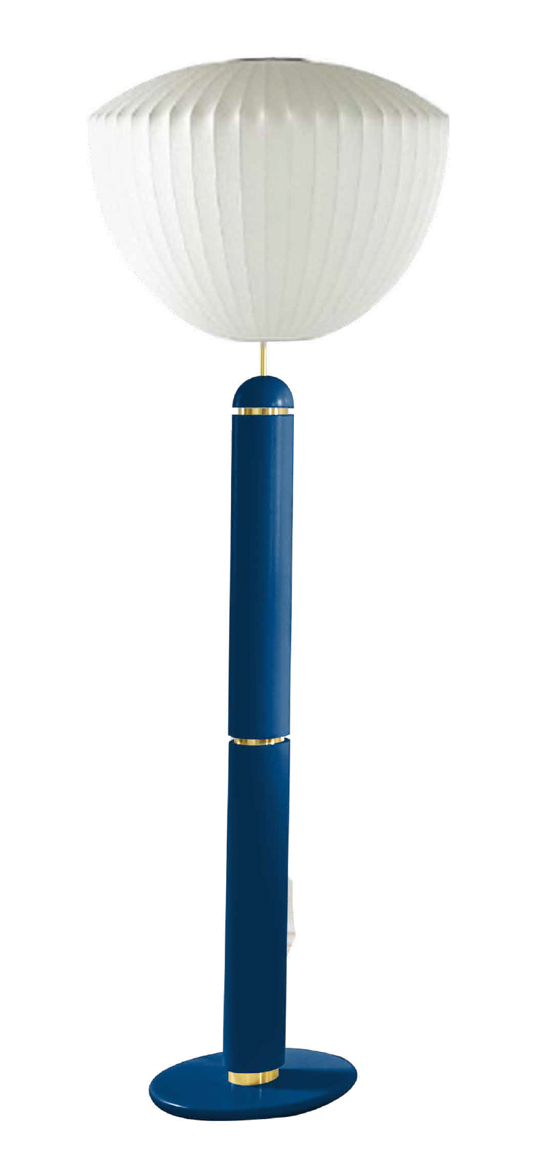 The Marshmallow Floor Lamp - Midnight Blue