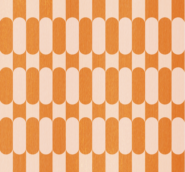 Echantillon Papier Peint Honoré Orange