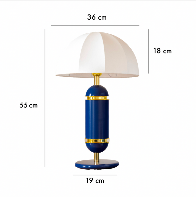 La lampe à poser Rosalie - Bleu