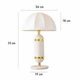 La lampe à poser Rosalie - Crème