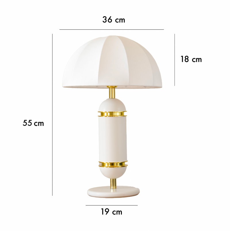 La lampe à poser Rosalie - Crème