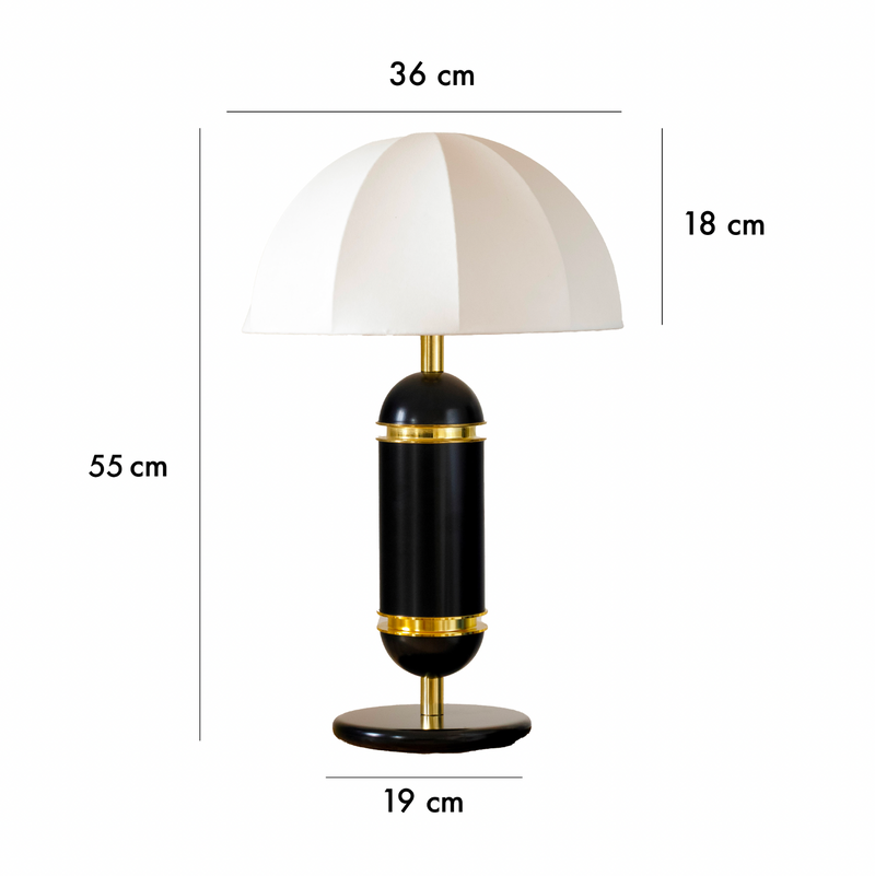 La lampe à poser Rosalie - Noir