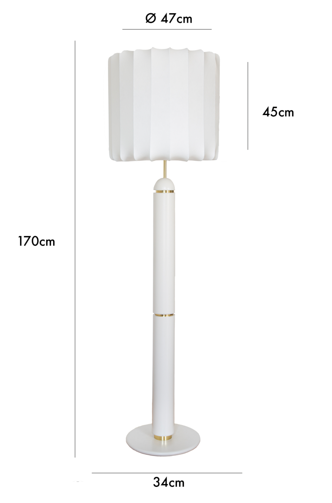The Marshmallow Floor Lamp - Cream