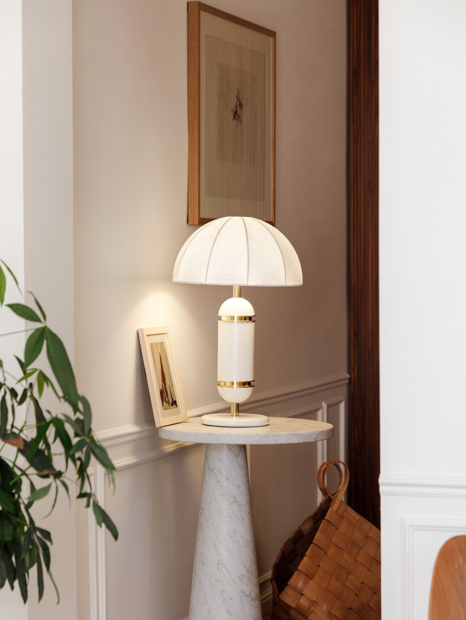La lampe à poser Rosalie - Crème