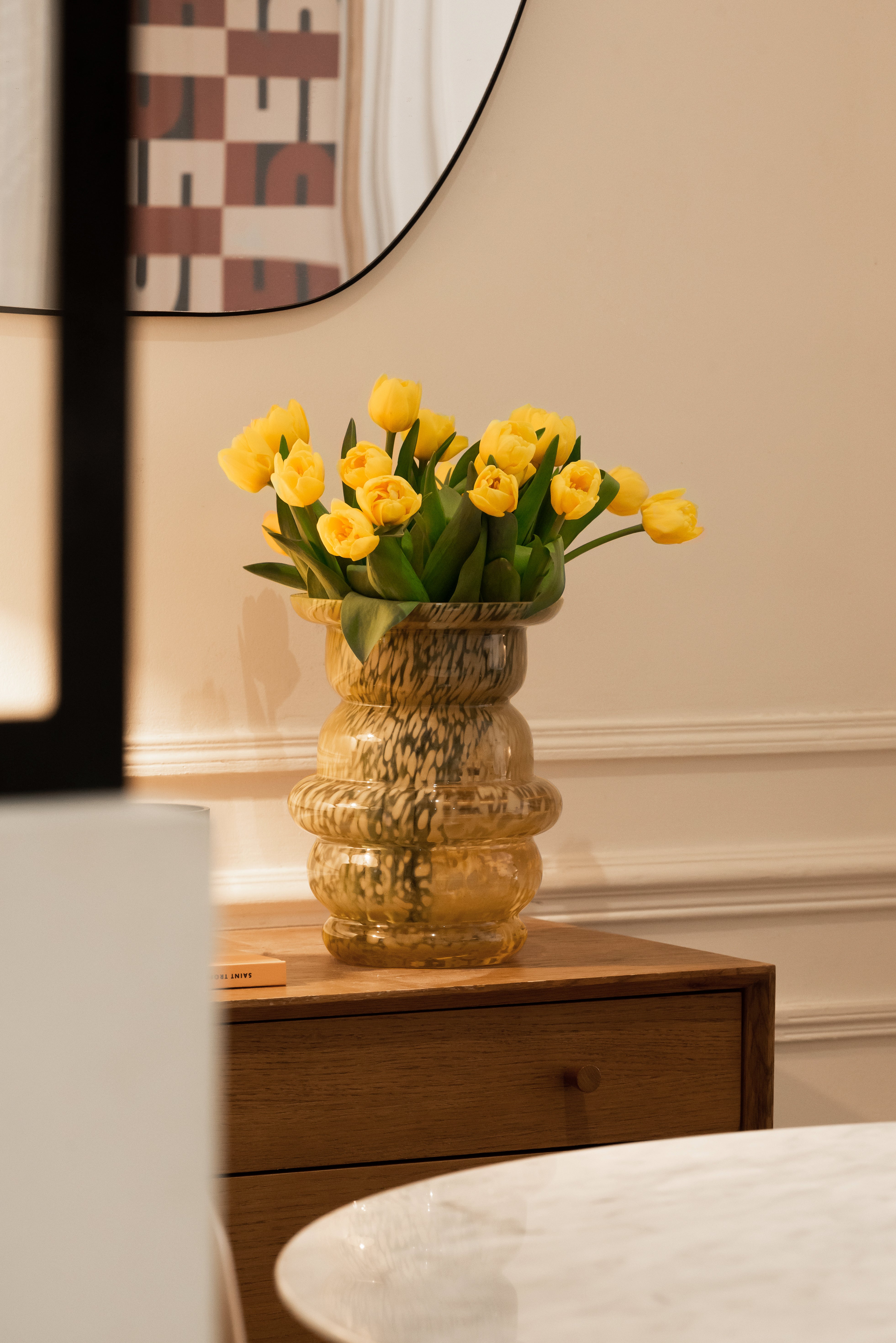 Vase en verre soufflé Le Dôme