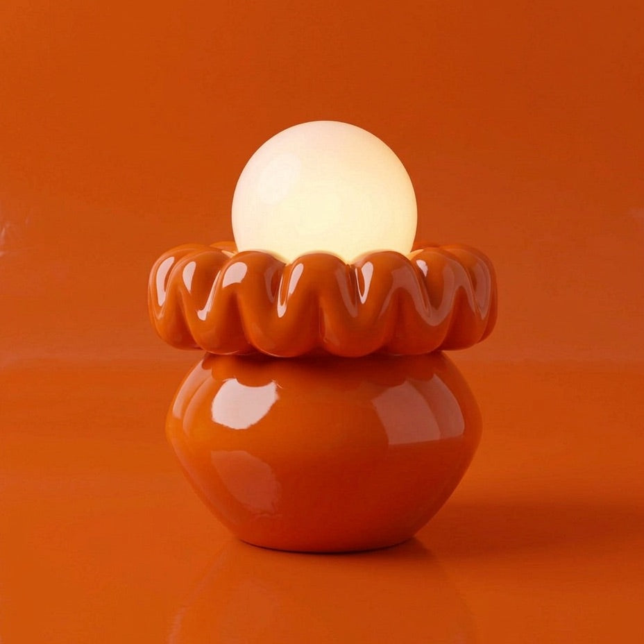 La lampe Pavlova - Orange Pop