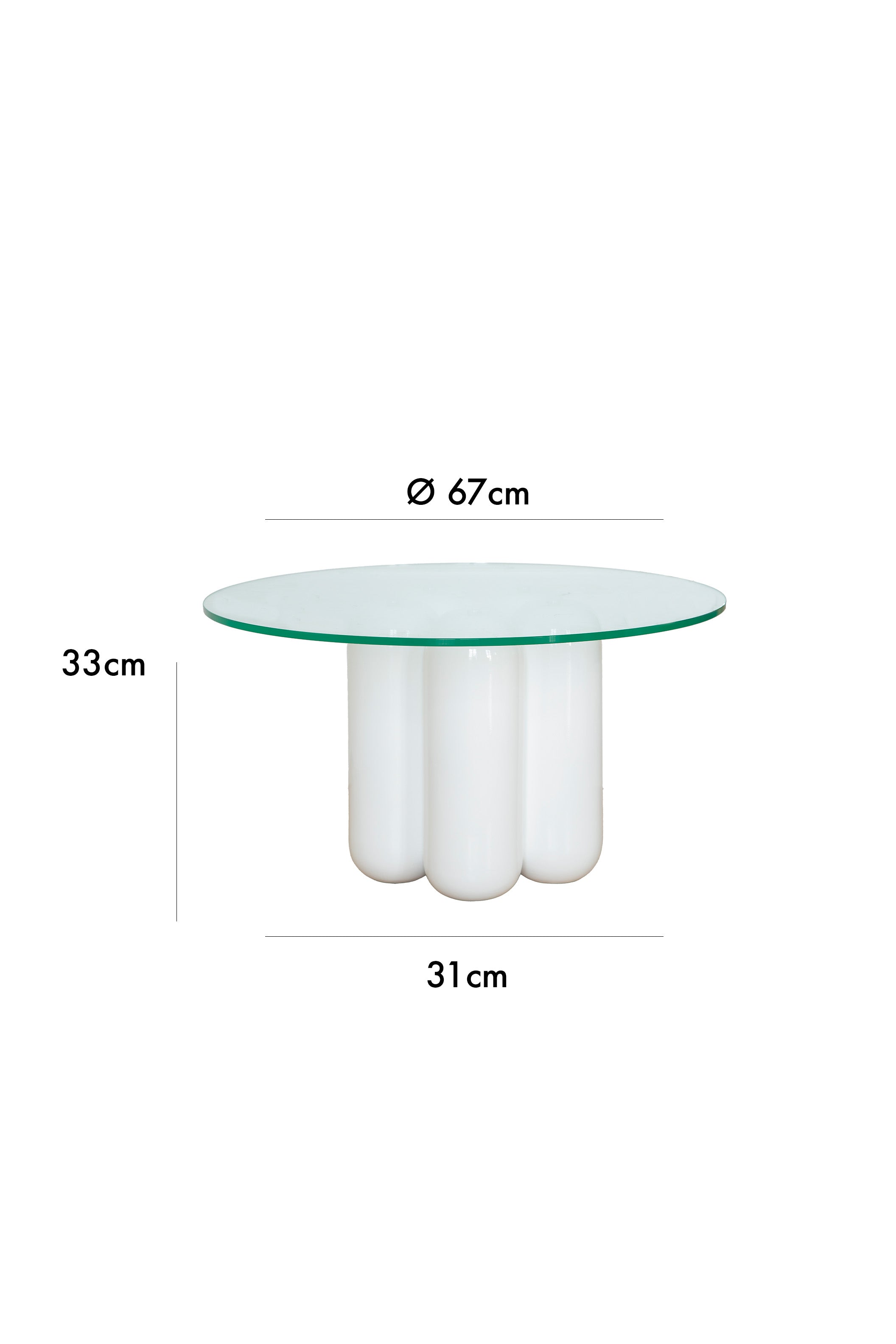 Charlotte Coffee Table - Cream