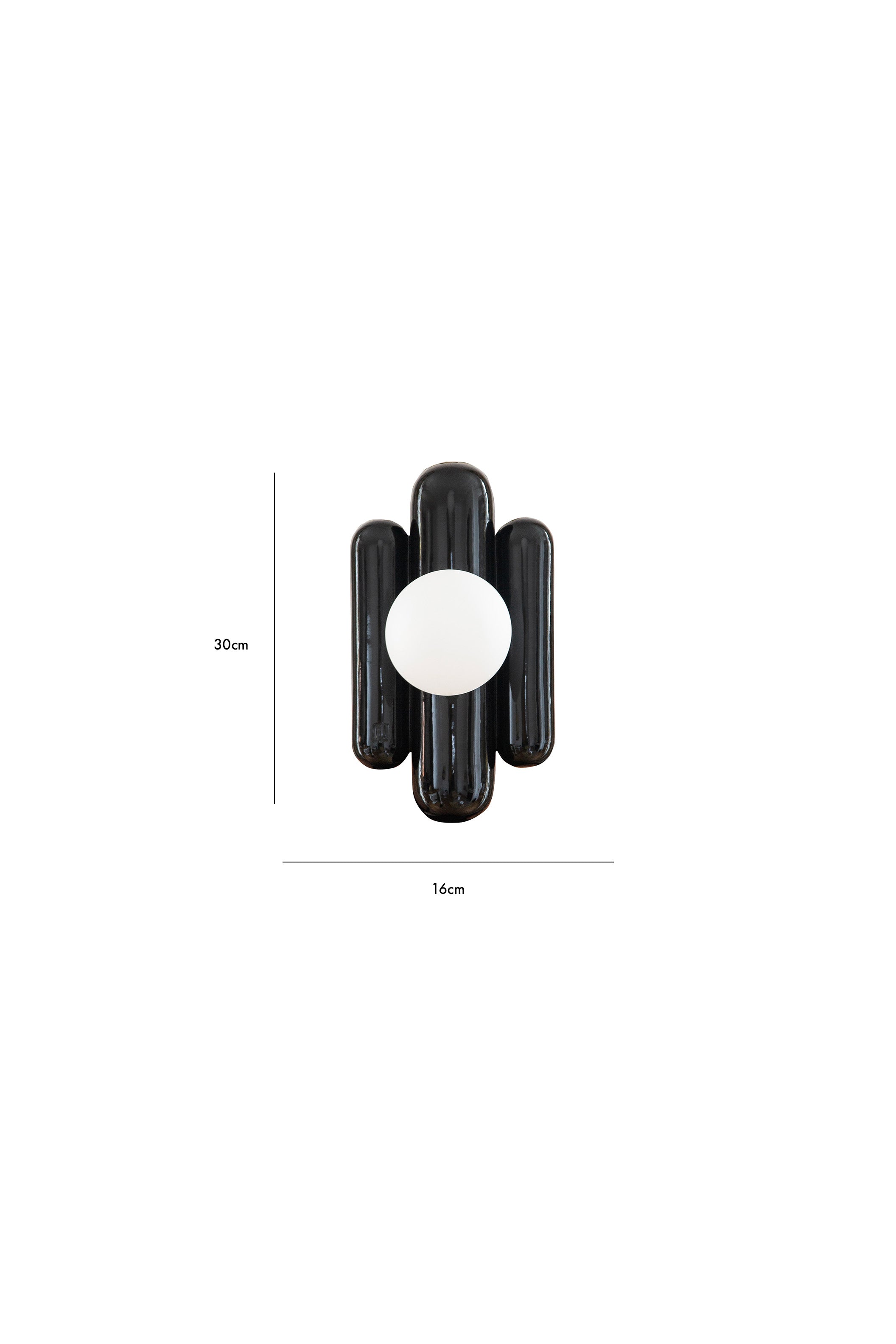 The Madeleine wall light - Black