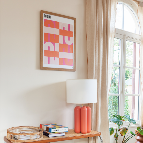 Affiche graphique - Orange Blush