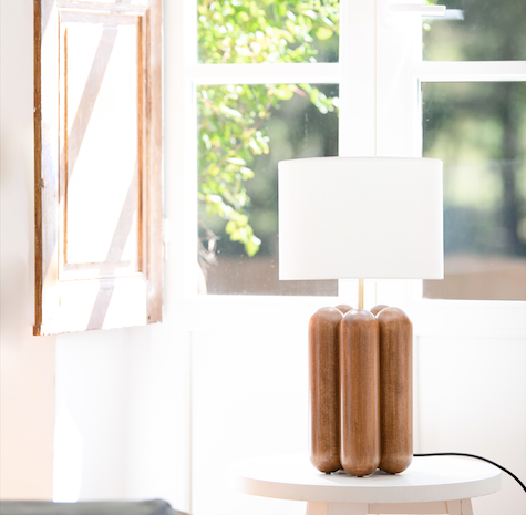 The Charlotte Lamp - Wood