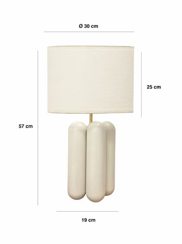 La Lampe Charlotte - Blanc Crème