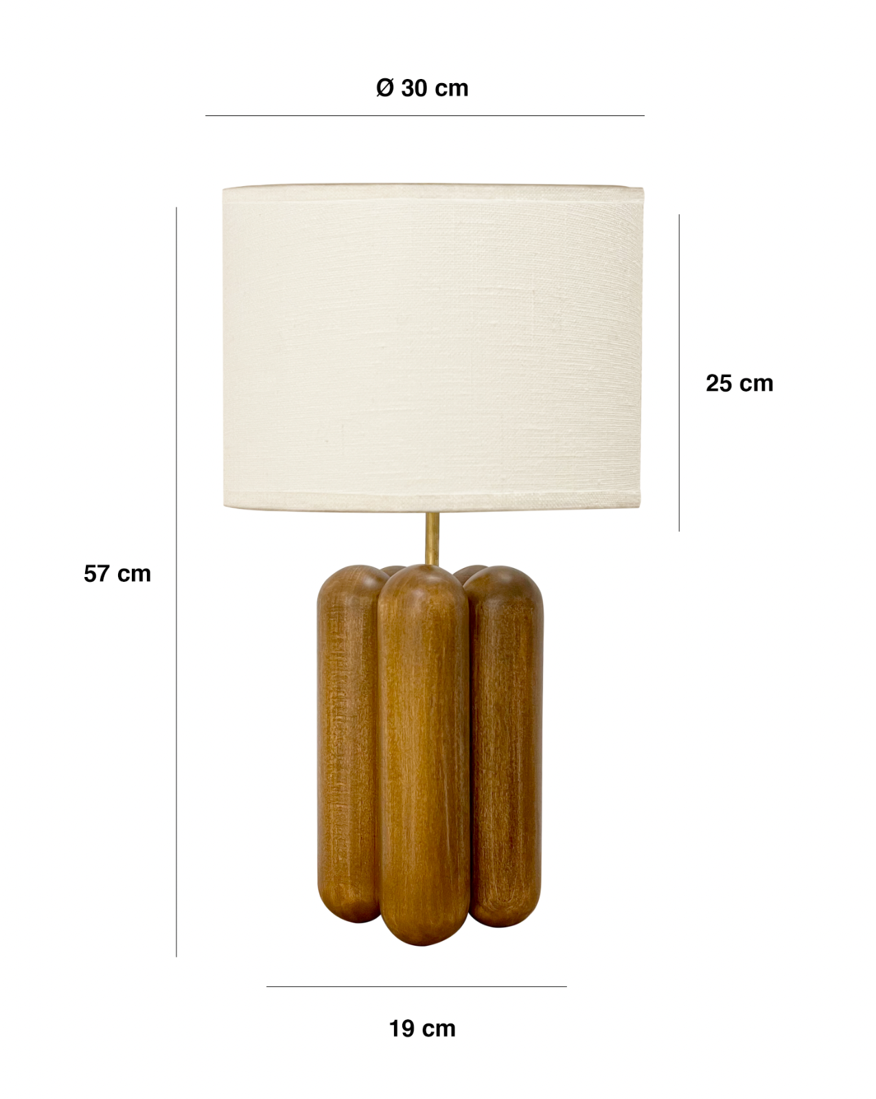 The Charlotte Lamp - Wood
