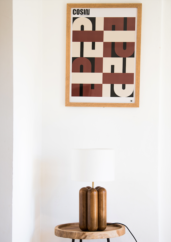 Affiche graphique - Brun