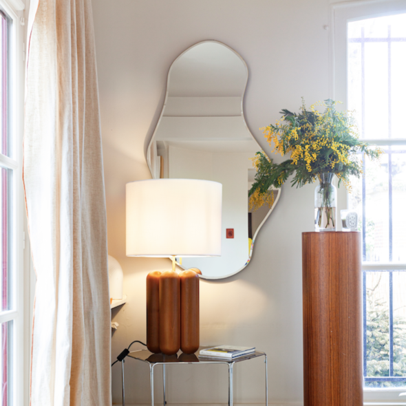 The large Charlotte Lamp - Wood