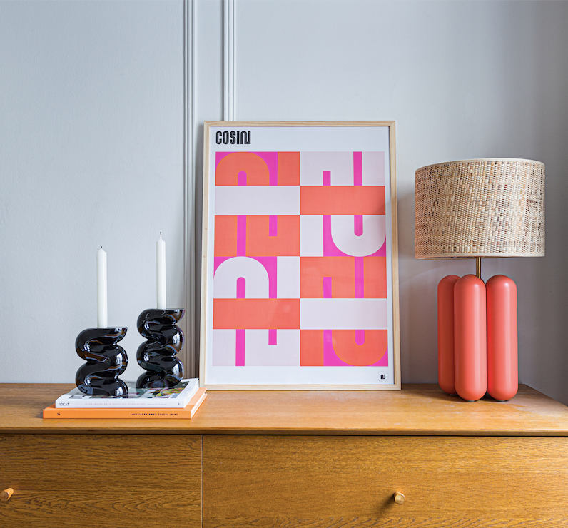 The small Ganache candle holder - Black