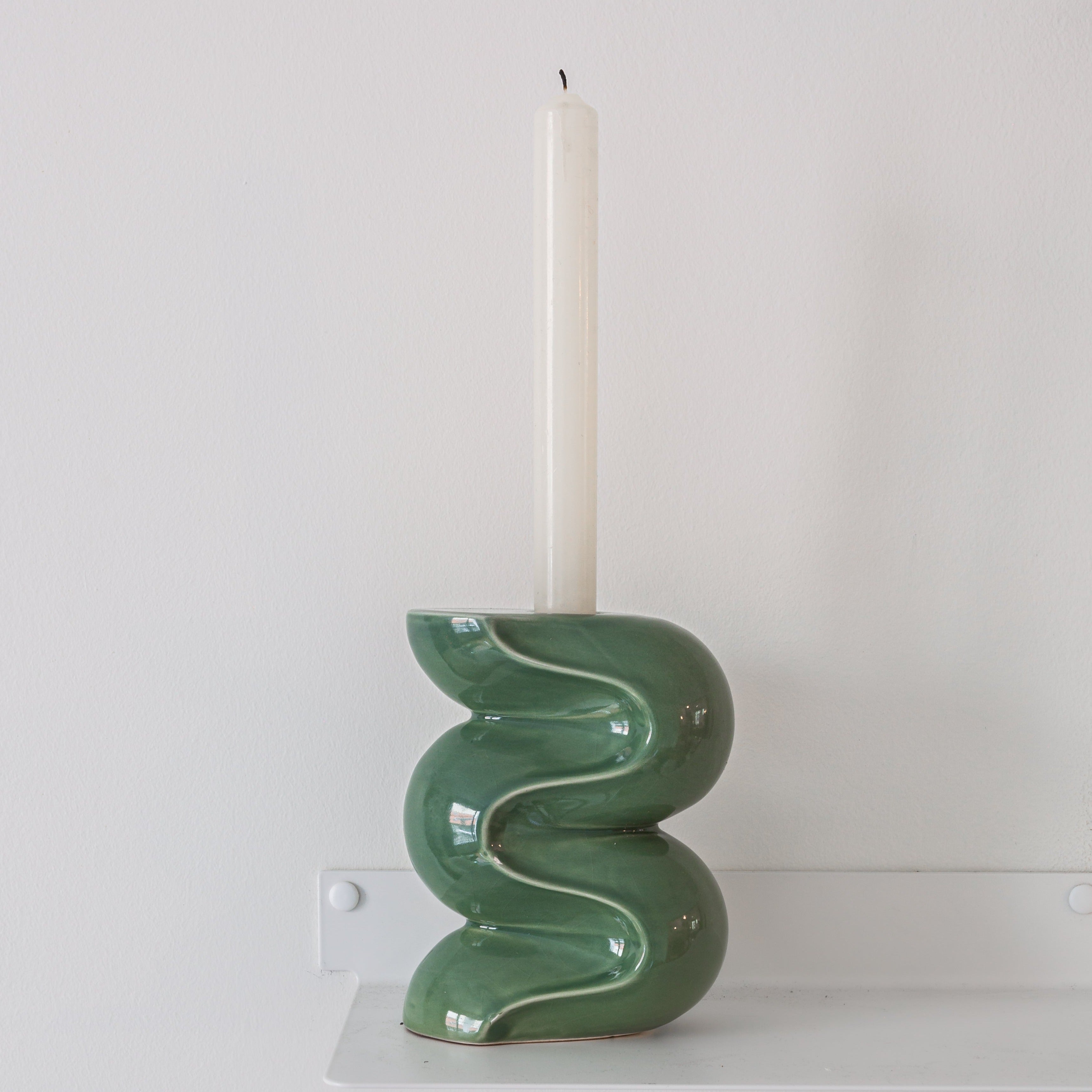 Le petit bougeoir Ganache - Vert Amande